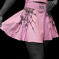 Women's Black Widow Athletic Skirt [STRAWBERRY]