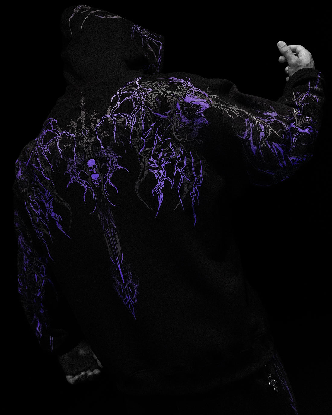 Deathblade Oversized pullover hoodie [DUSK]