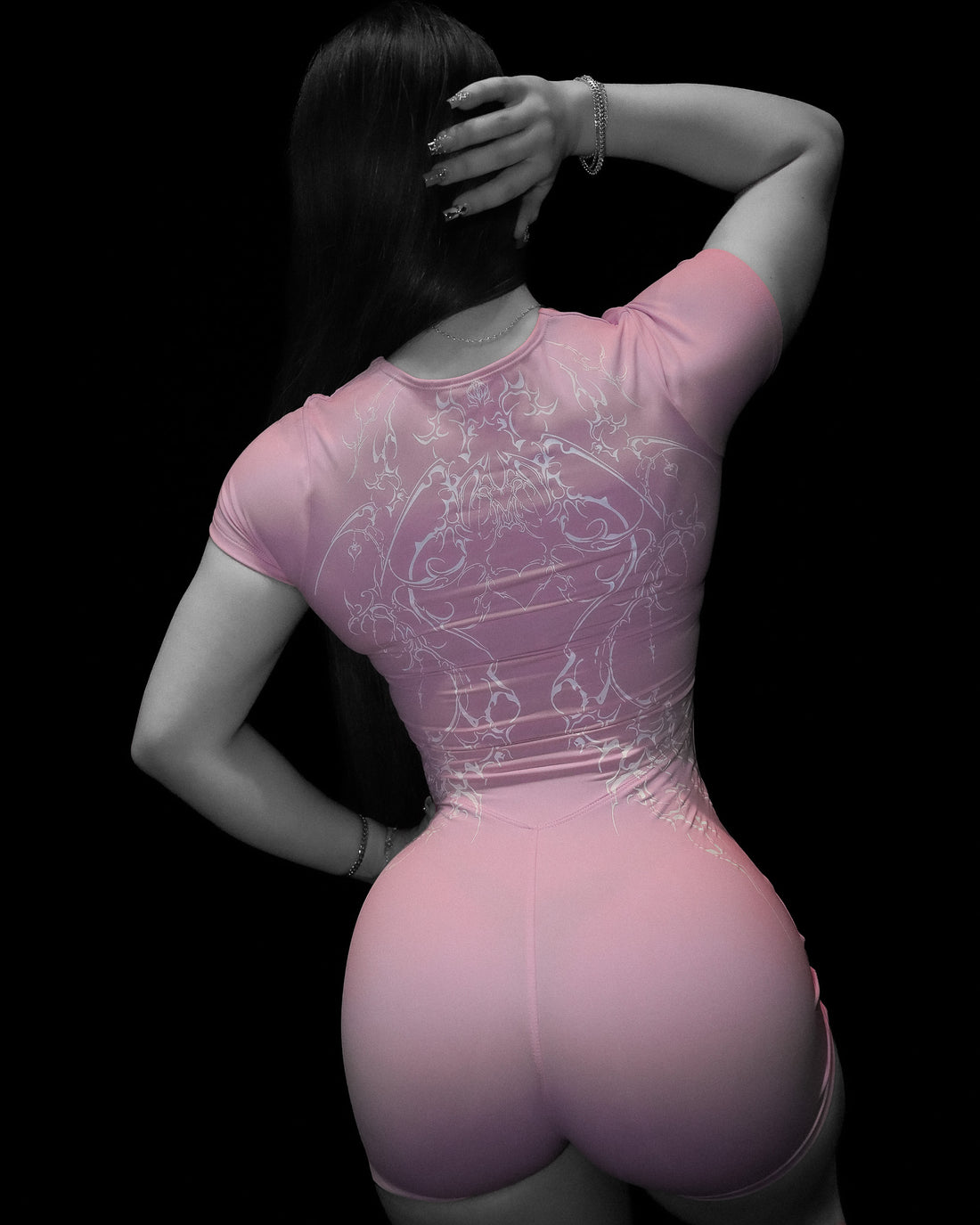 Women's Void Tech™ Dark Ember Bodysuit [PINK]
