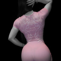 Women's Void Tech™ Dark Ember Bodysuit [PINK]