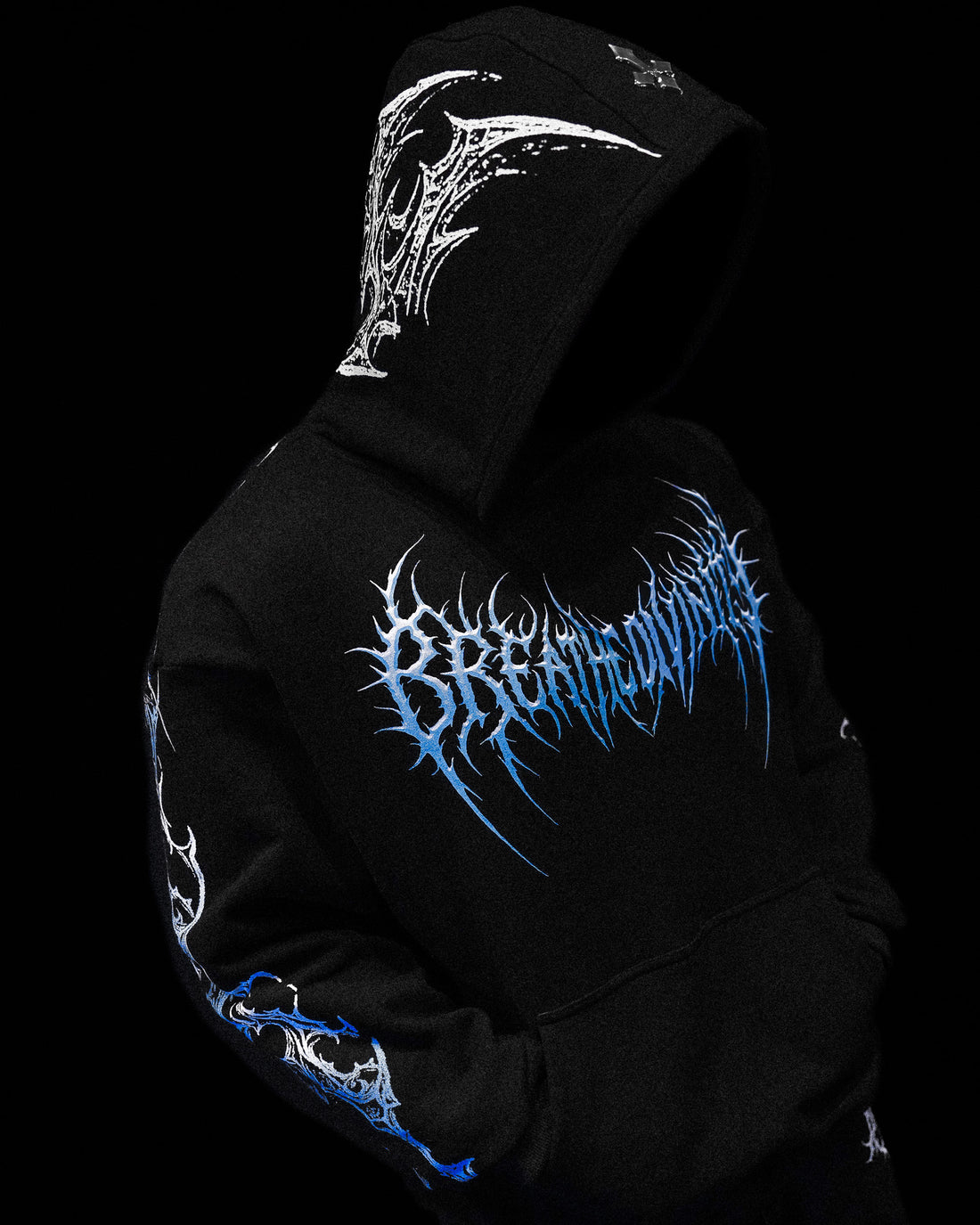 Dragon Blade Oversized pullover hoodie [FROST]