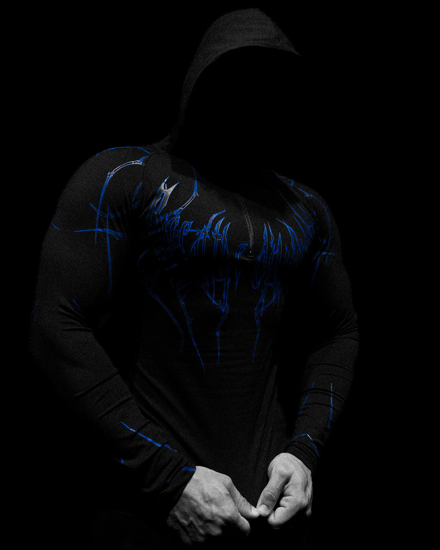 Void Tech™ Hollow Knight hoodie Compression [MOONLIGHT BLUE]