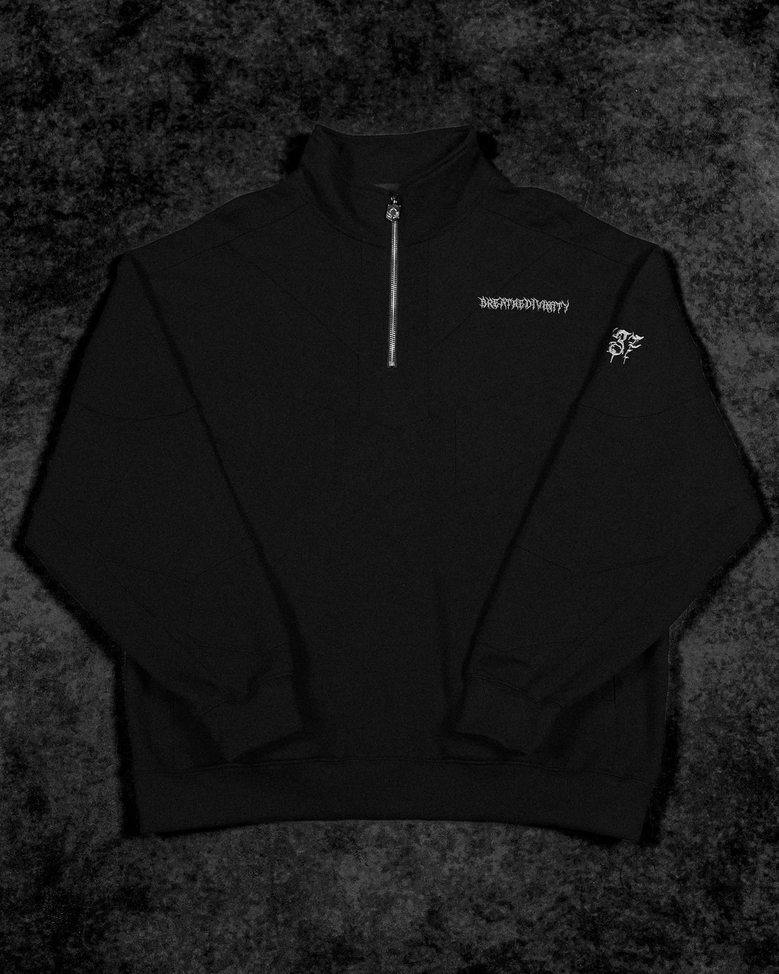 937 Embroidered Tactical Oversized Full-Zip Jacket [VOID BLACK]