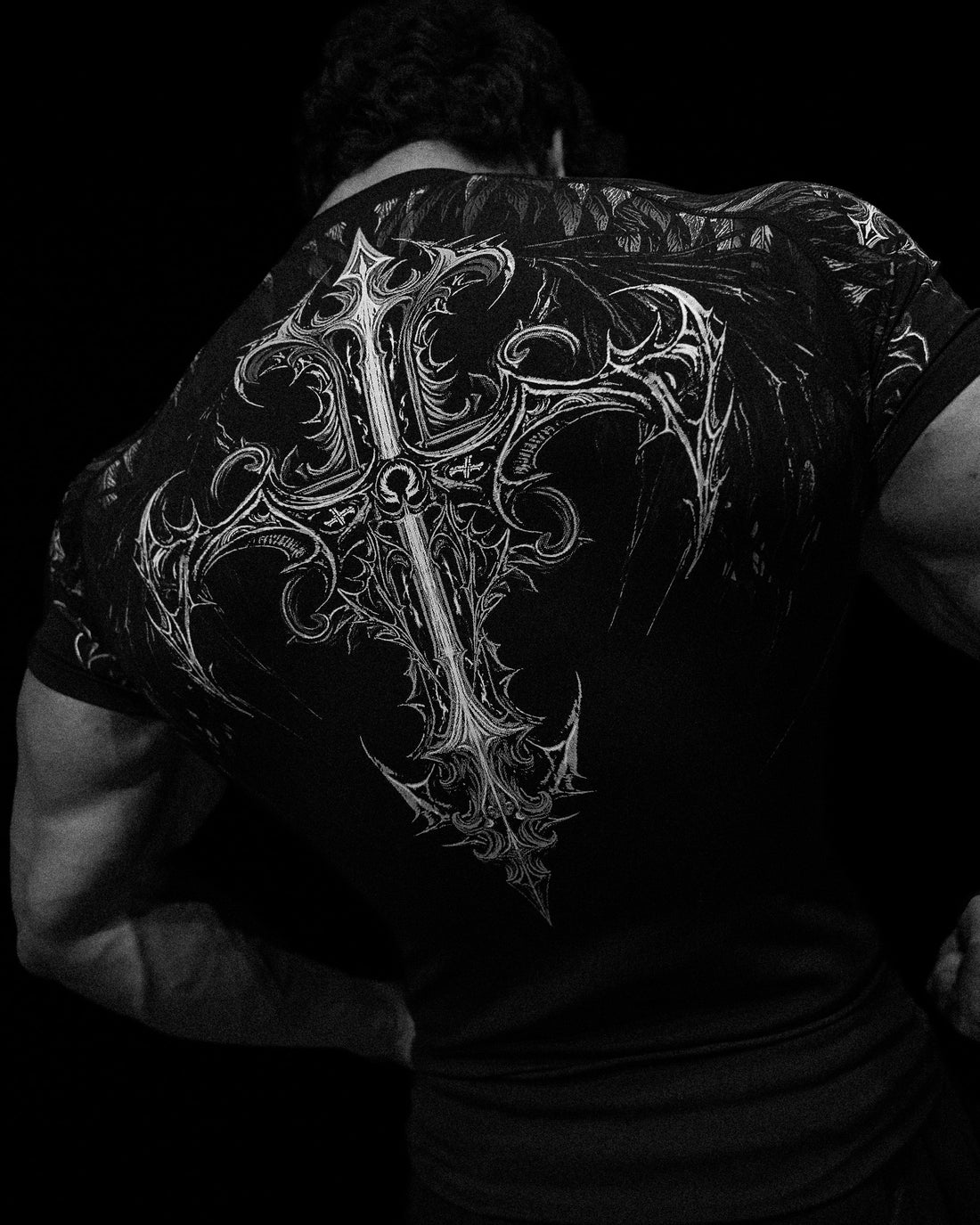 Void Tech™ Fallen Knight Short Sleeve Compression [VOID BLACK]