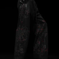 Women's Widow's Blade Rhinestone Uncuffed luxury sweatpants [NIGHTMARE]