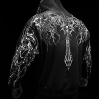 Deathblade Oversized pullover hoodie [SMOKE]