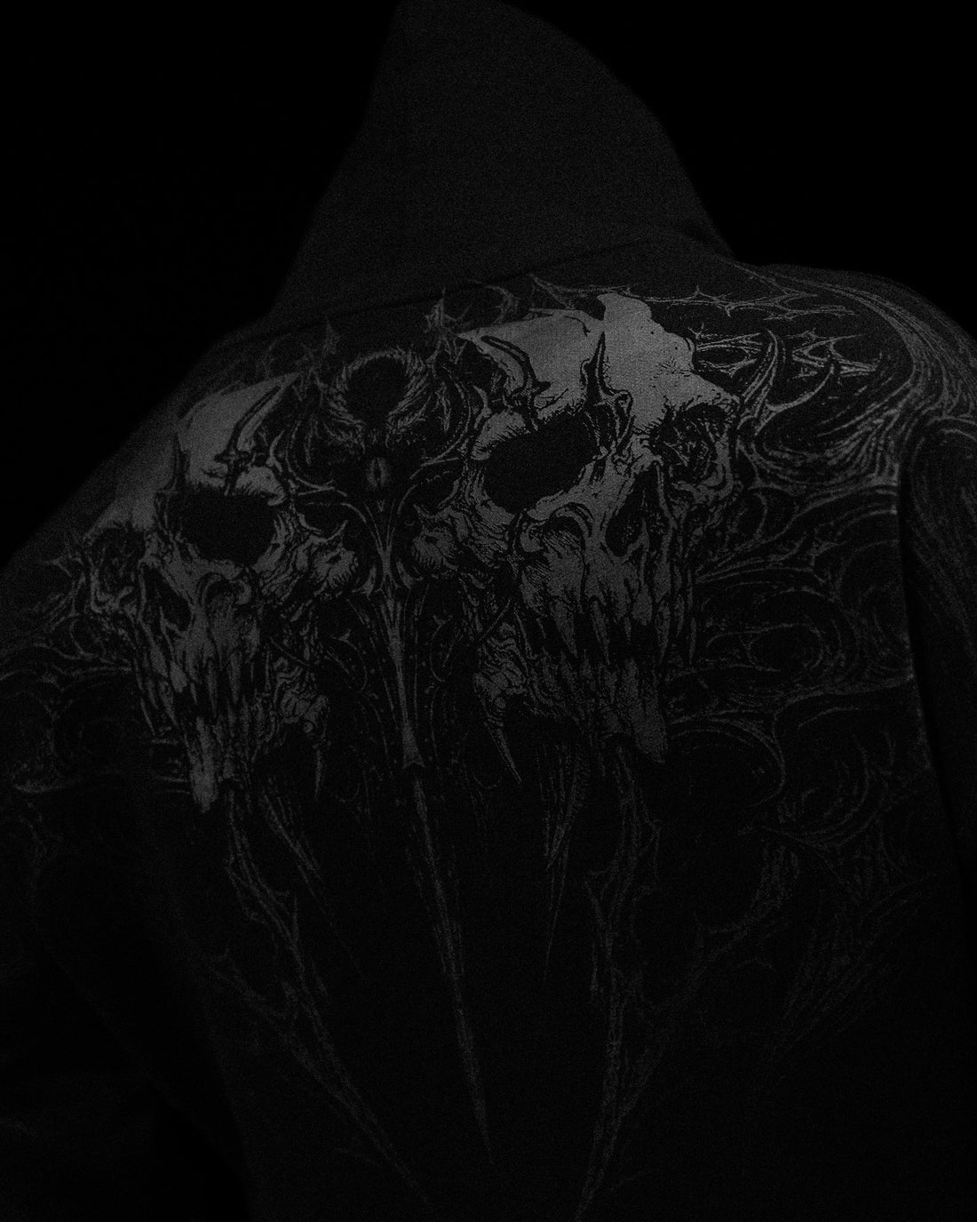 Eclipse Oversized Pullover Hoodie [DARKNESS]