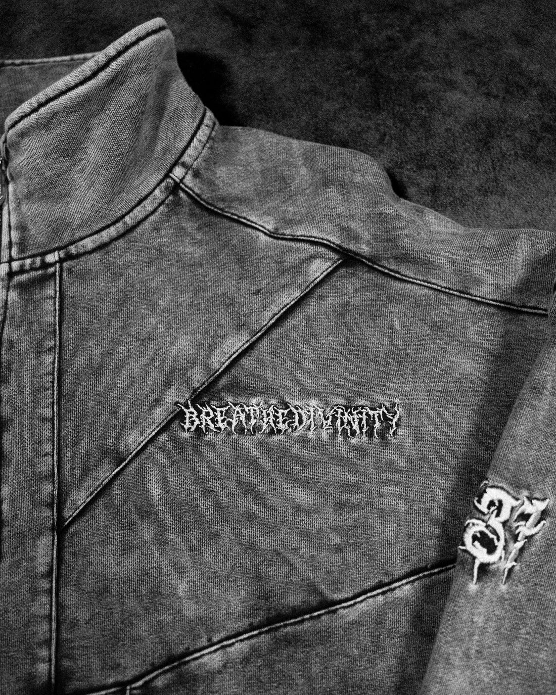 937 Embroidered Tactical Oversized Full-Zip Jacket [VINTAGE]