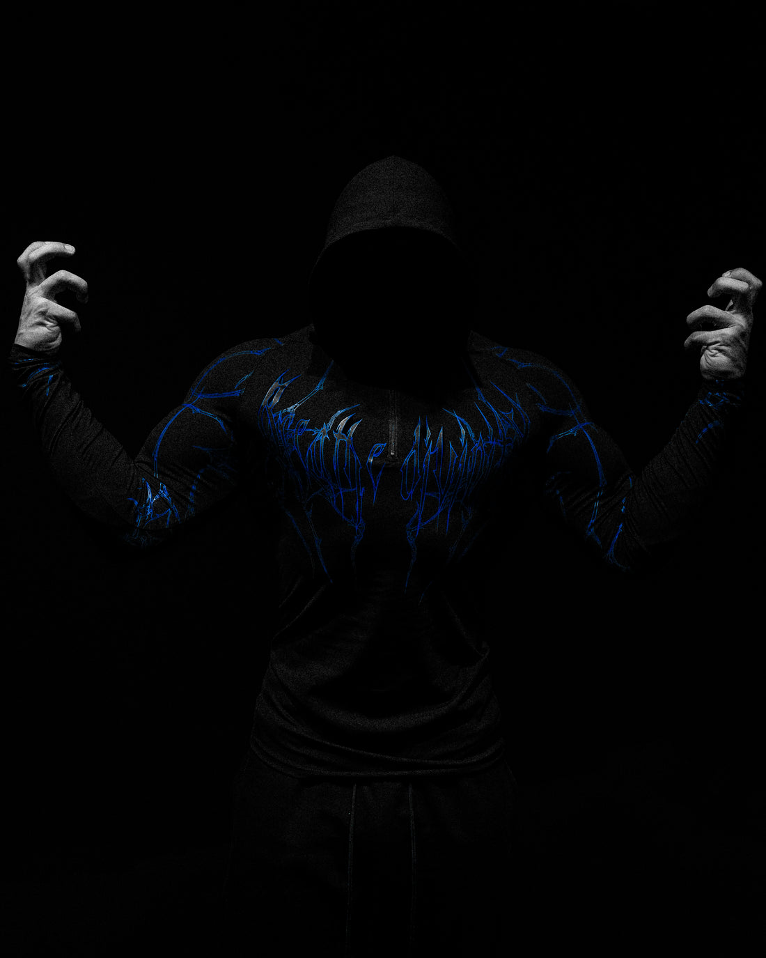 Void Tech™ Hollow Knight hoodie Compression [MOONLIGHT BLUE]