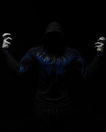 Void Tech™ Hollow Knight hoodie Compression [MOONLIGHT BLUE]