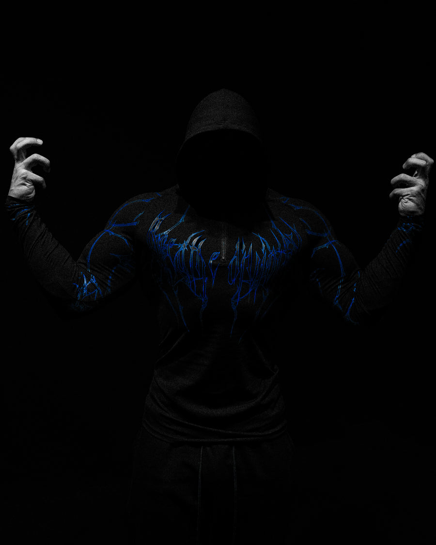 Void Tech™ Hollow Knight hoodie Compression [MOONLIGHT BLUE]