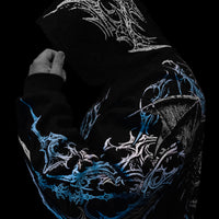 Dragon Blade Oversized pullover hoodie [FROST]