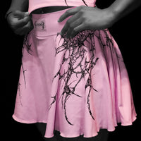 Women's Black Widow Athletic Skirt [STRAWBERRY]