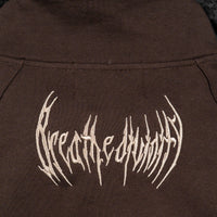 937 Embroidered Tactical Oversized Full-Zip Jacket [ROOT BEER]