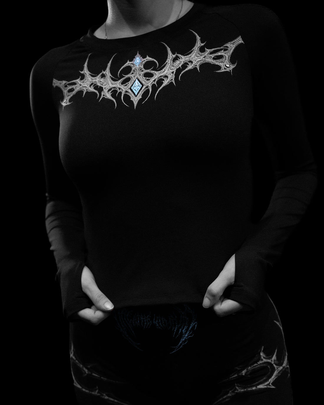 Void Tech™ Cursed Relic Long sleeve compression [FROST]