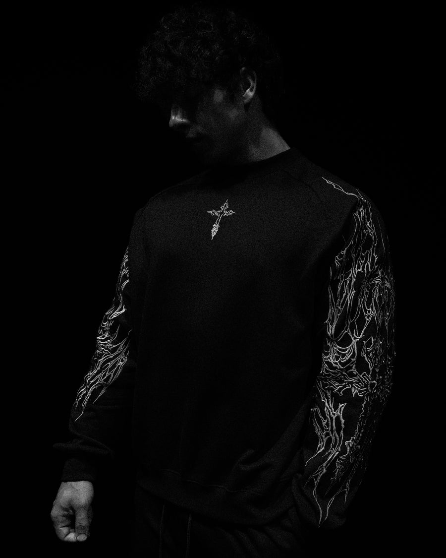 Archangel Oversized Premium Crewneck [MIDNIGHT]