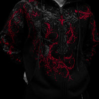 Sanctuary Oversized Zip-up Hoodie [NIGHTMARE]