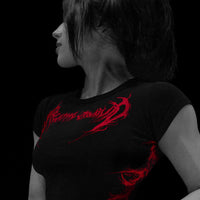 Womens Voltage Cropped Baby Tee [NIGHTMARE]