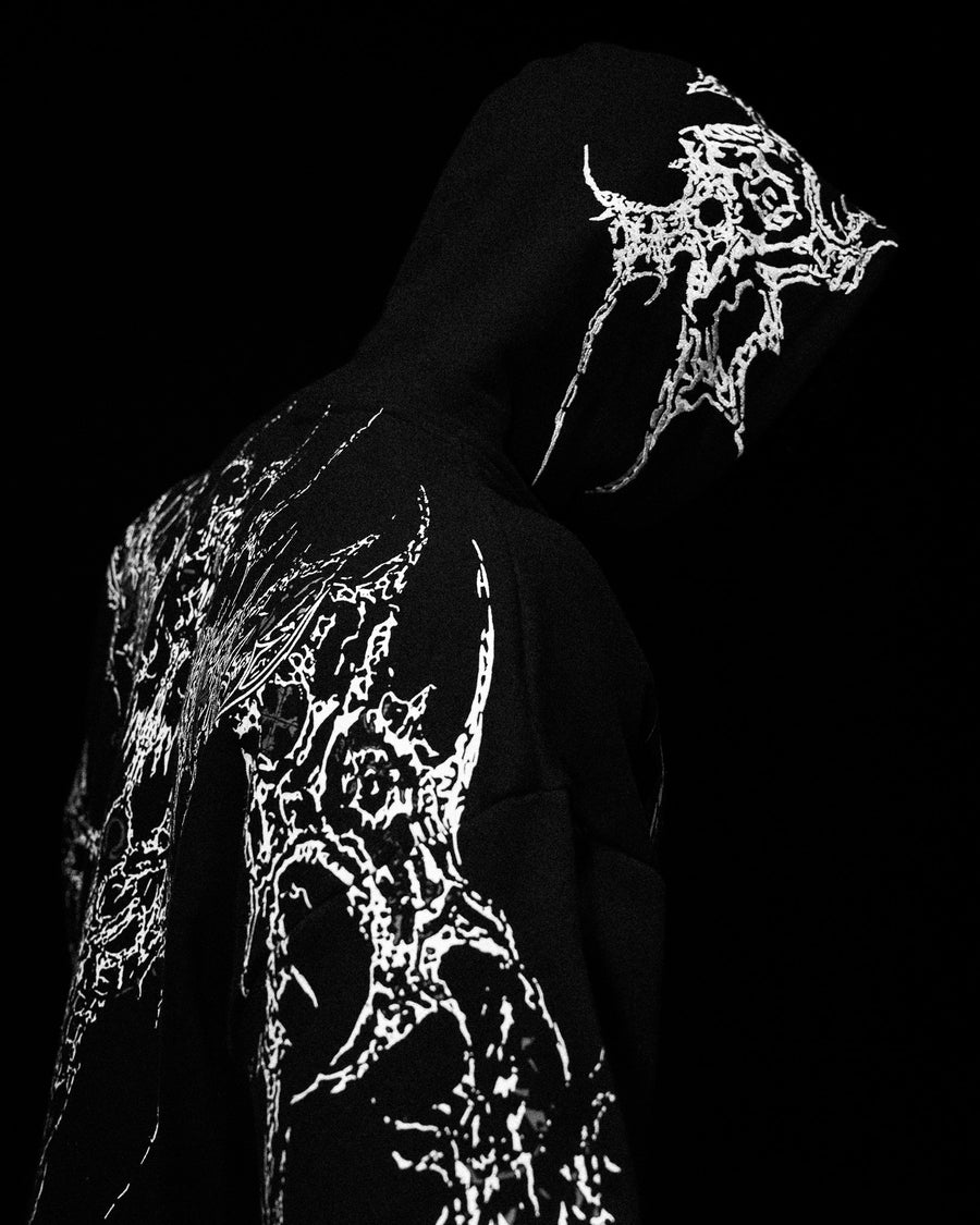 Cathedral Oversized pullover hoodie [MIDNIGHT]