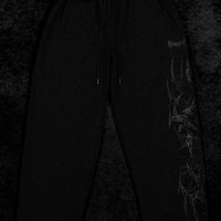 Banana Shape Deathkeeper Uncuffed sweatpants [DARKNESS]