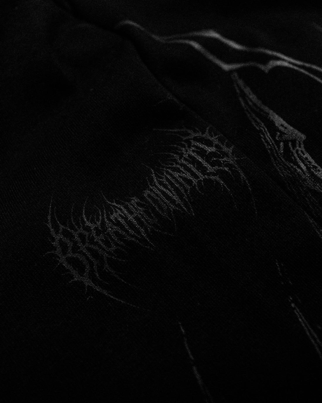 Banana Shape Deathkeeper Uncuffed sweatpants [DARKNESS]