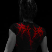 Womens Voltage Cropped Baby Tee [NIGHTMARE]