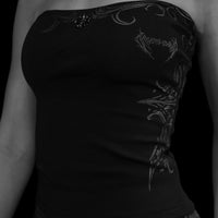 Women's Celestia Full Length Tube Top [DARKNESS]