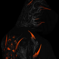 Berserker Oversized Zip-up Hoodie [SCORCH]