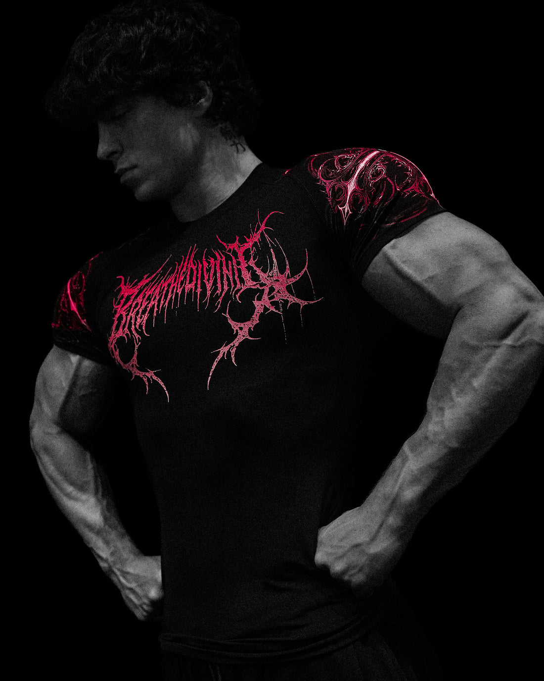 Void Tech™ Fallen Knight Short Sleeve Compression [RUBY]