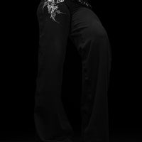 Women's Faerie Flared Leggings [OBSIDIAN]