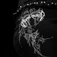 Women's Faerie Flared Leggings [OBSIDIAN]