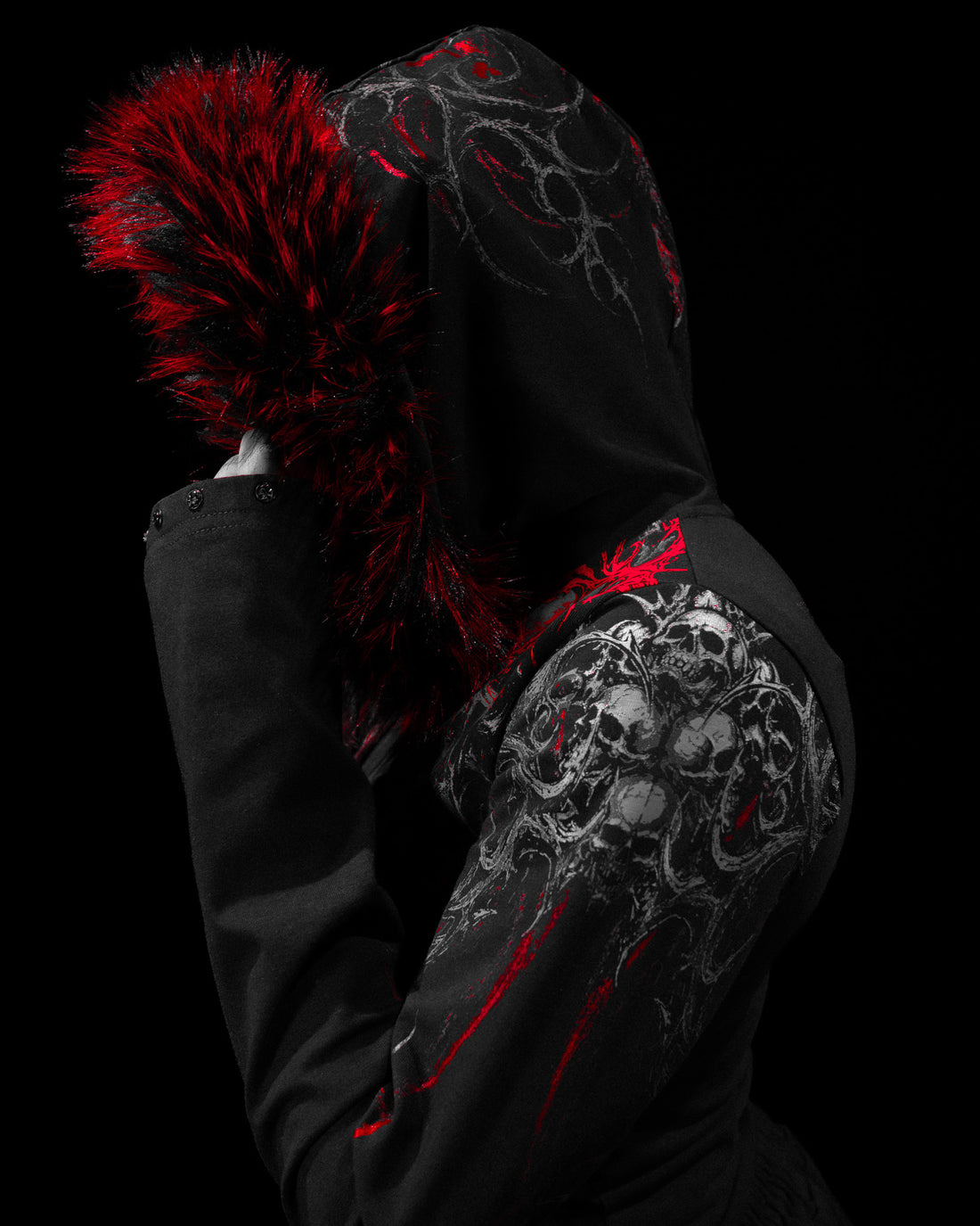 Infernal Faux Fur Lined Zip-Up [NIGHTMARE]
