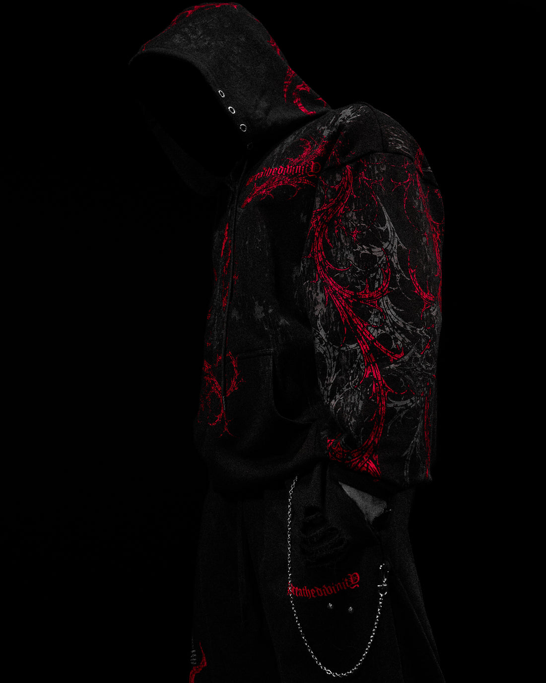 Sanctuary Oversized Zip-up Hoodie [NIGHTMARE]