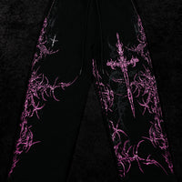 Women's Widow's Blade Rhinestone Uncuffed luxury sweatpants [BLOSSOM PINK]
