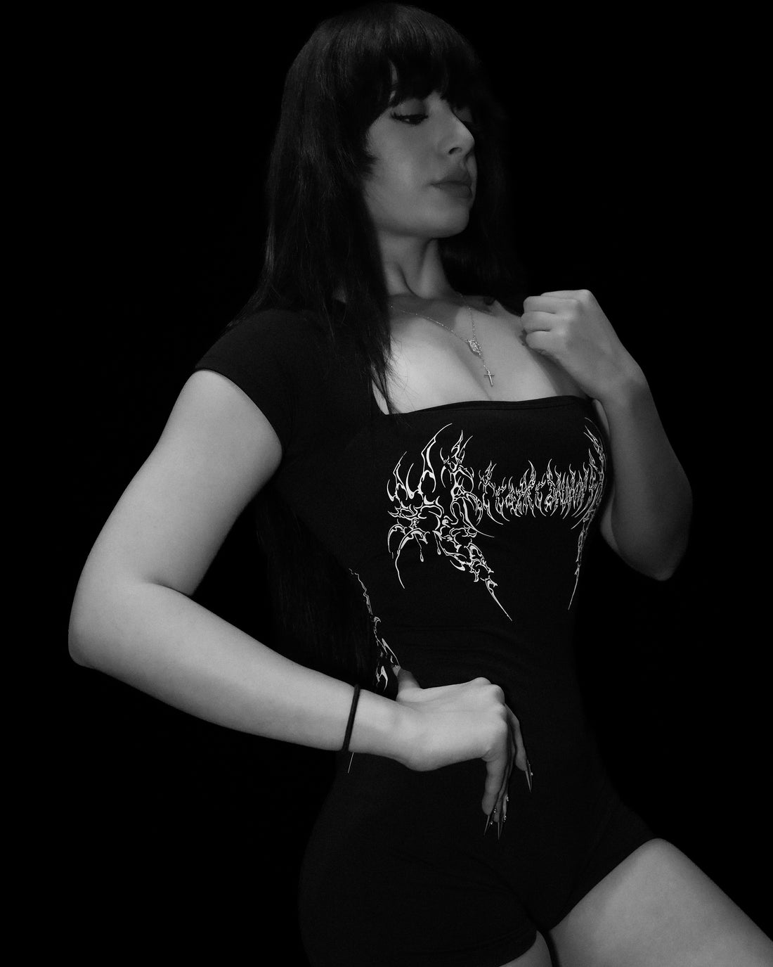 Women's Void Tech™ Dark Ember Bodysuit [VOID BLACK]