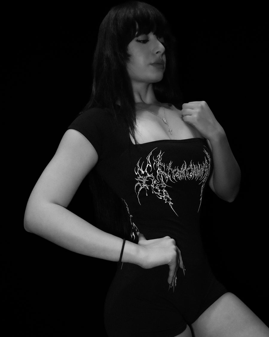 Women's Void Tech™ Dark Ember Bodysuit [VOID BLACK]