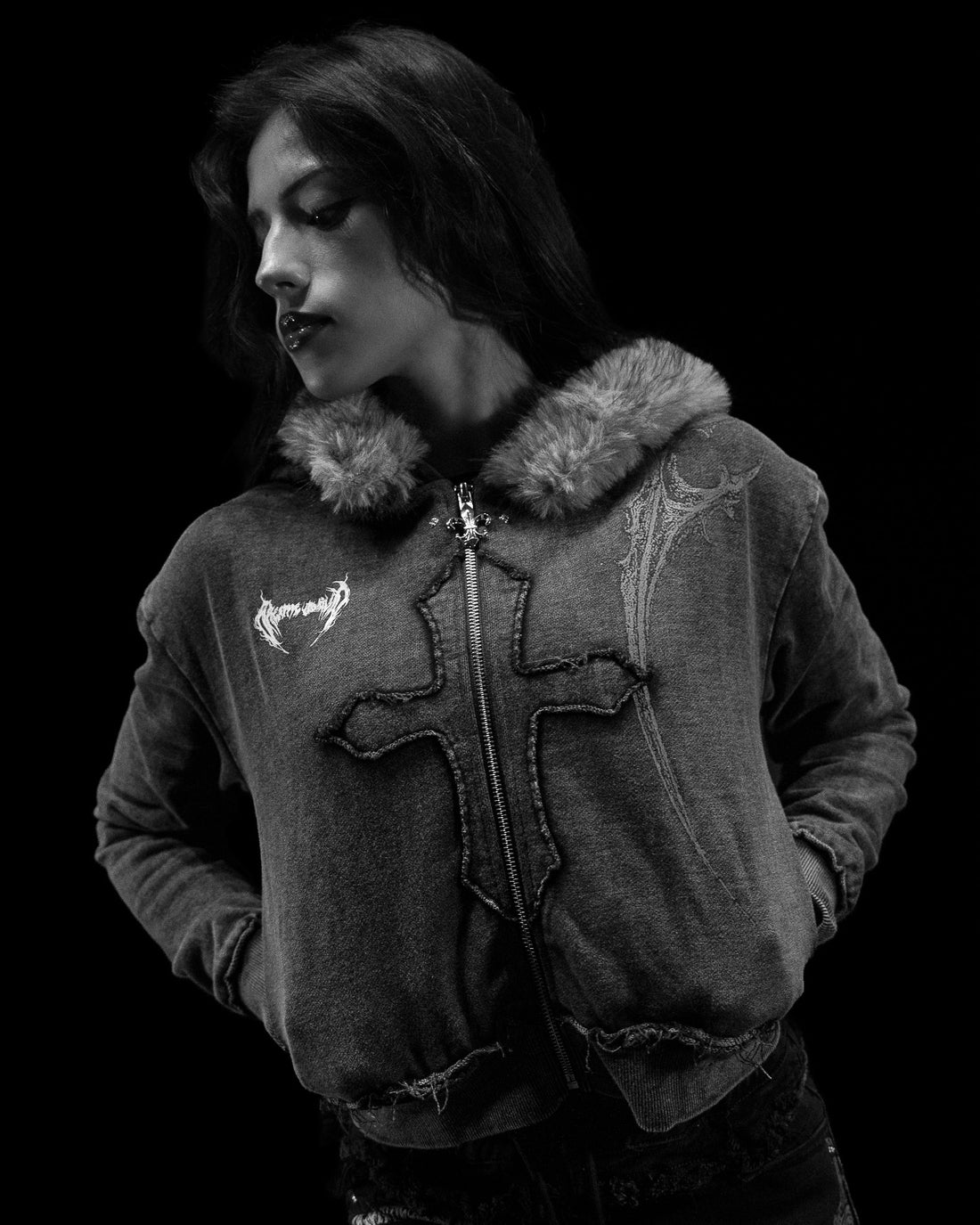 Cathedral Cropped Faux Jacket [VINTAGE]