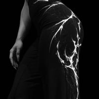 Womens Void Tech™ Voltage Flare Leggings [VOID BLACK]