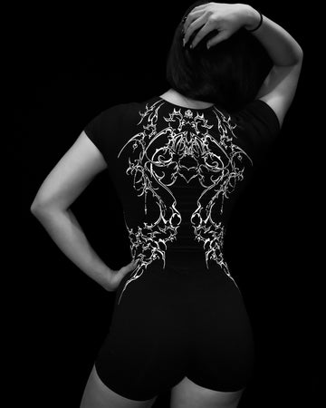 Women's Void Tech™ Dark Ember Bodysuit [VOID BLACK]