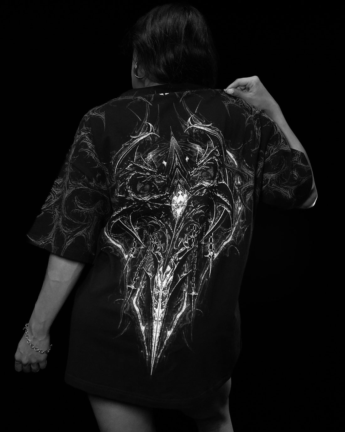 Women's Aetherite Oversized Lightweight Tee [VOID BLACK]