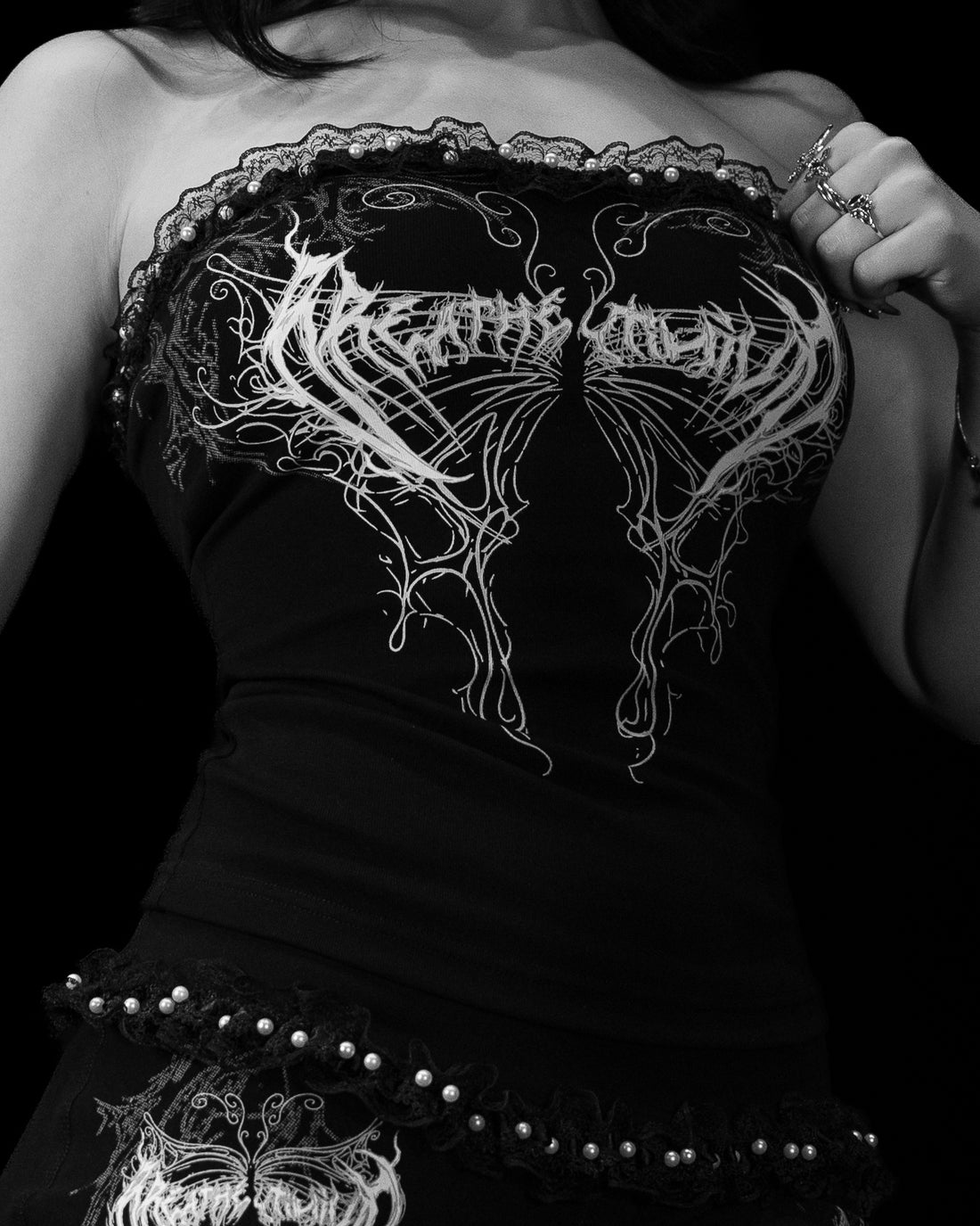 Women's Faerie Tube Top [OBSIDIAN]