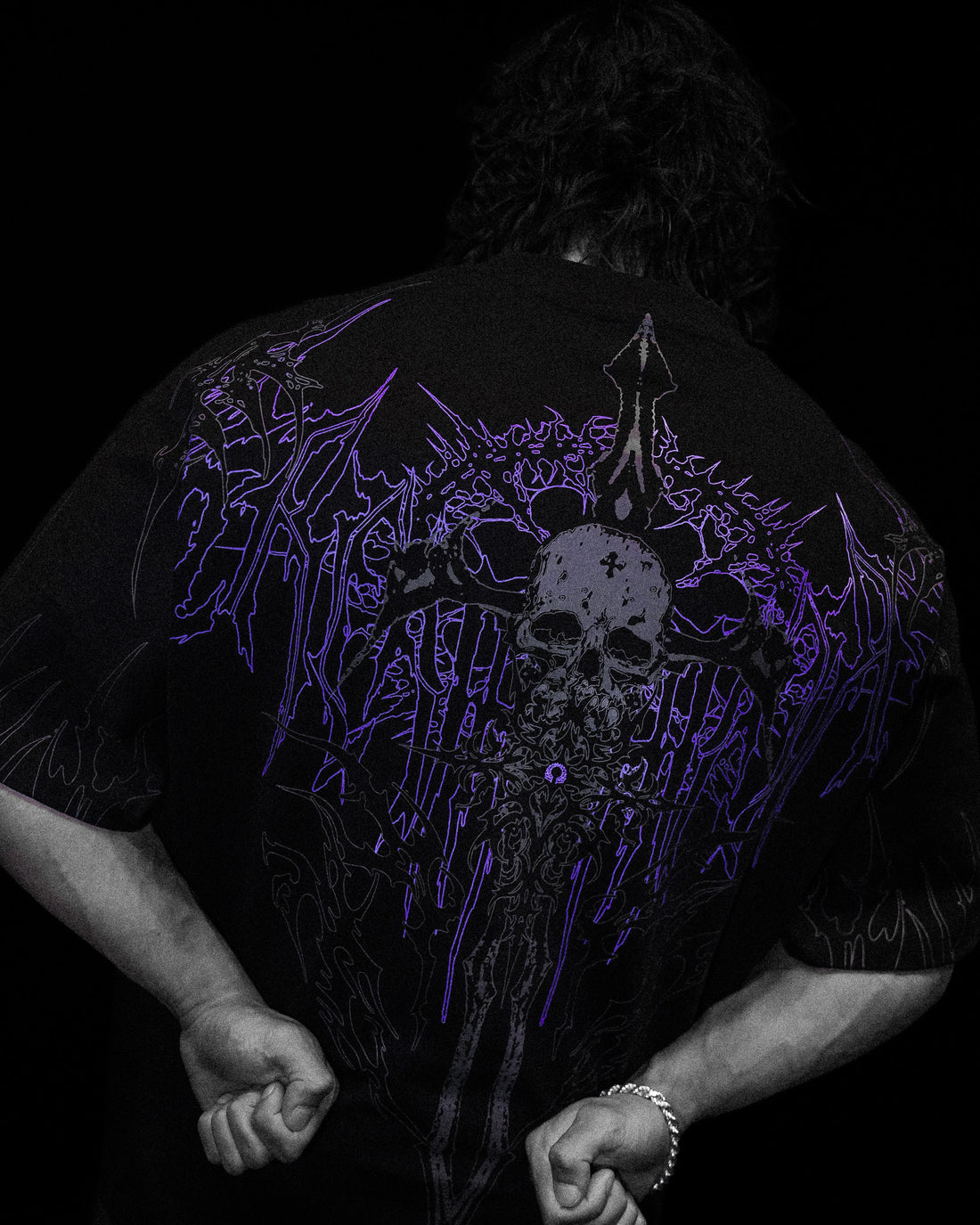 Bone Splitter Oversized T-shirt [DUSK]