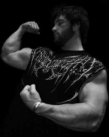 Dark Forge Oversized Cutoff Tee [VOID BLACK]