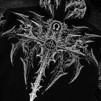 Celestial Blade Oversized Zip-up Hoodie [ECLIPSE]