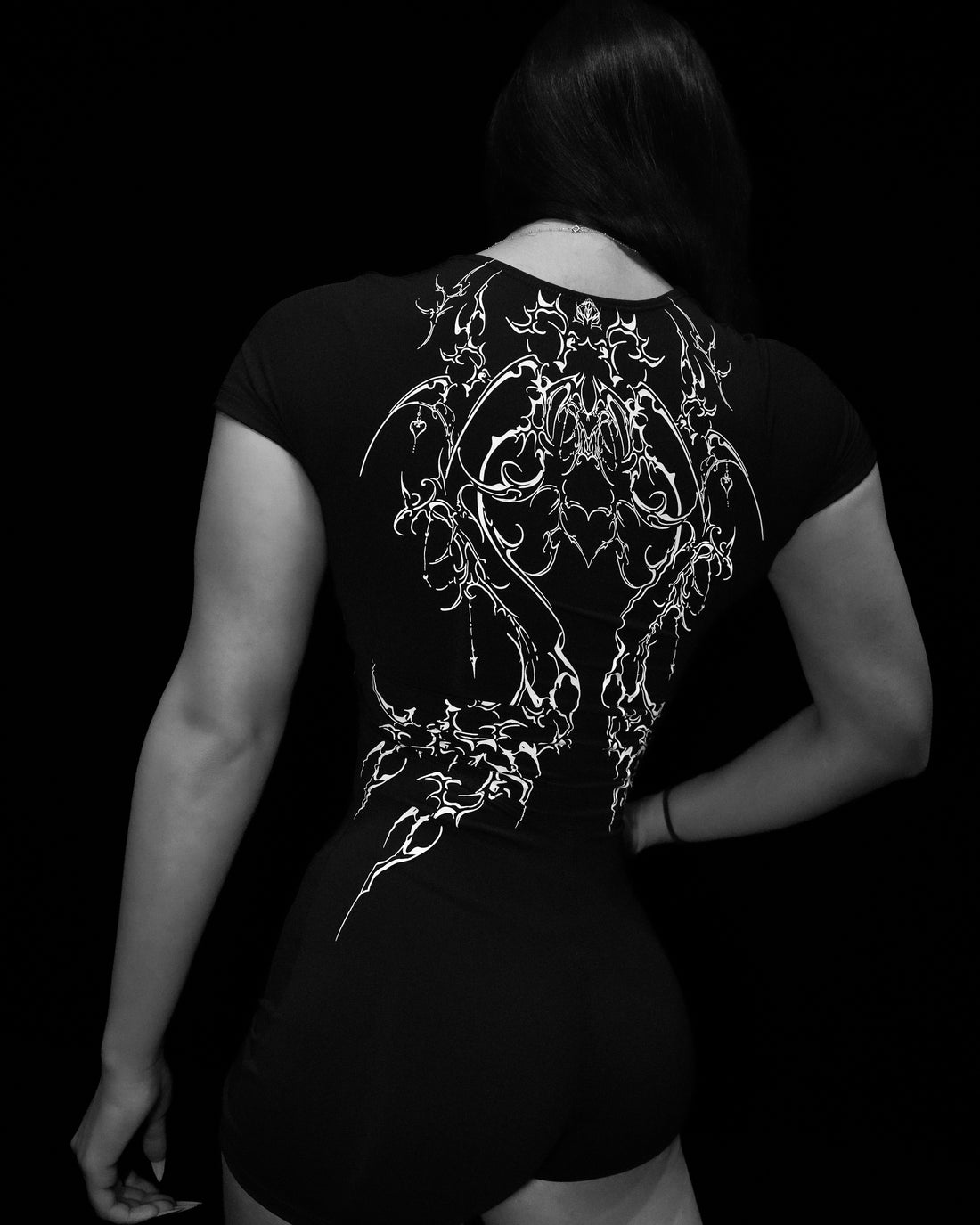 Women's Void Tech™ Dark Ember Bodysuit [VOID BLACK]