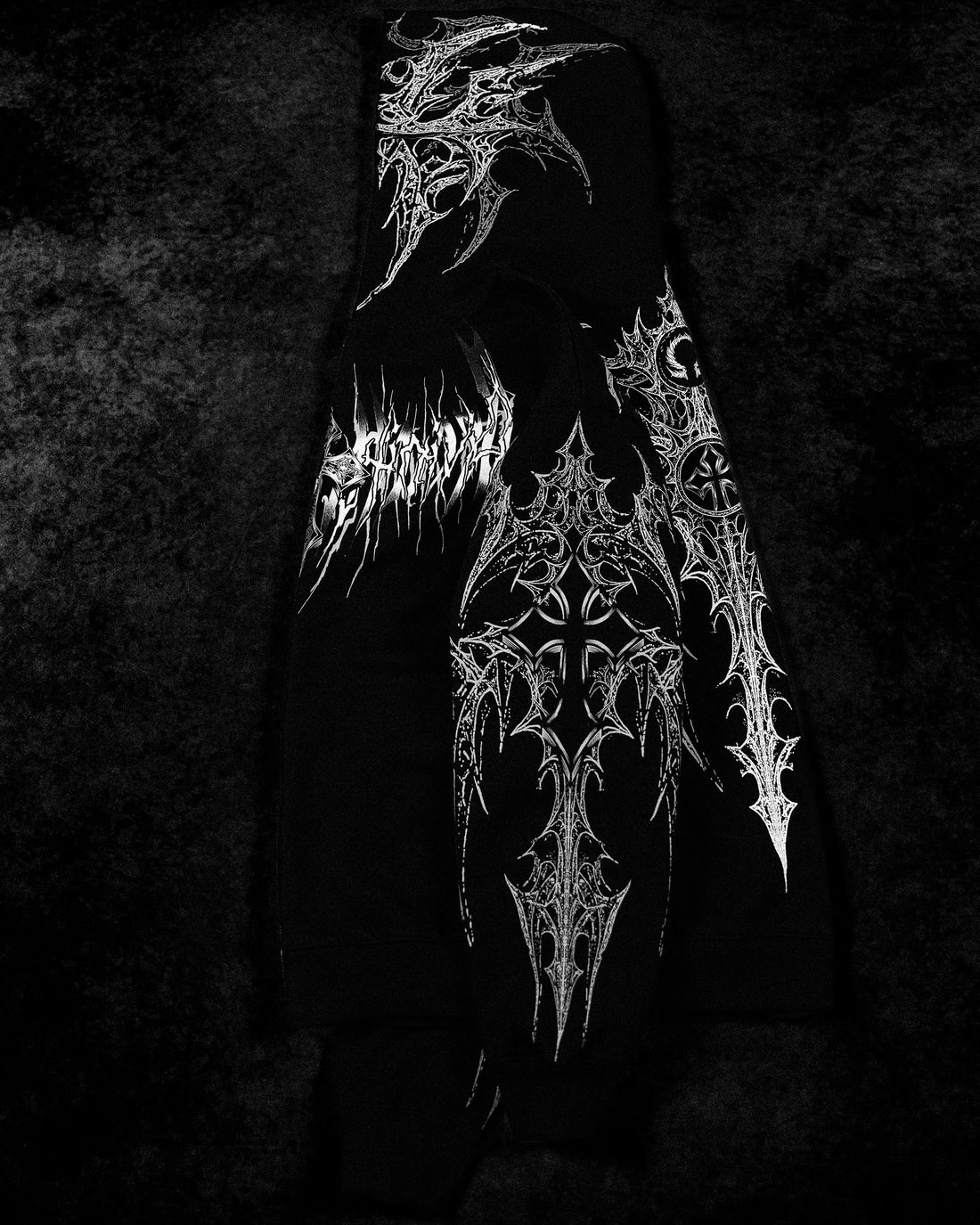 Celestial Blade Oversized Zip-up Hoodie [ECLIPSE]