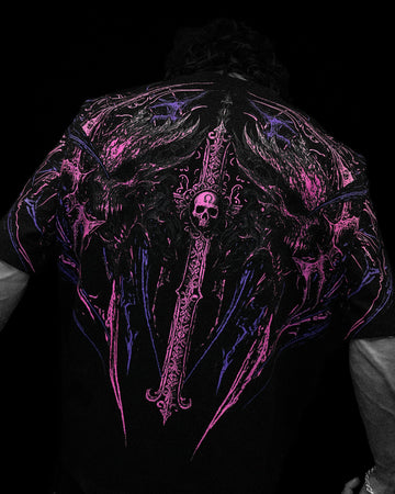 Hollow Souls Oversized T-shirt [TWILIGHT]