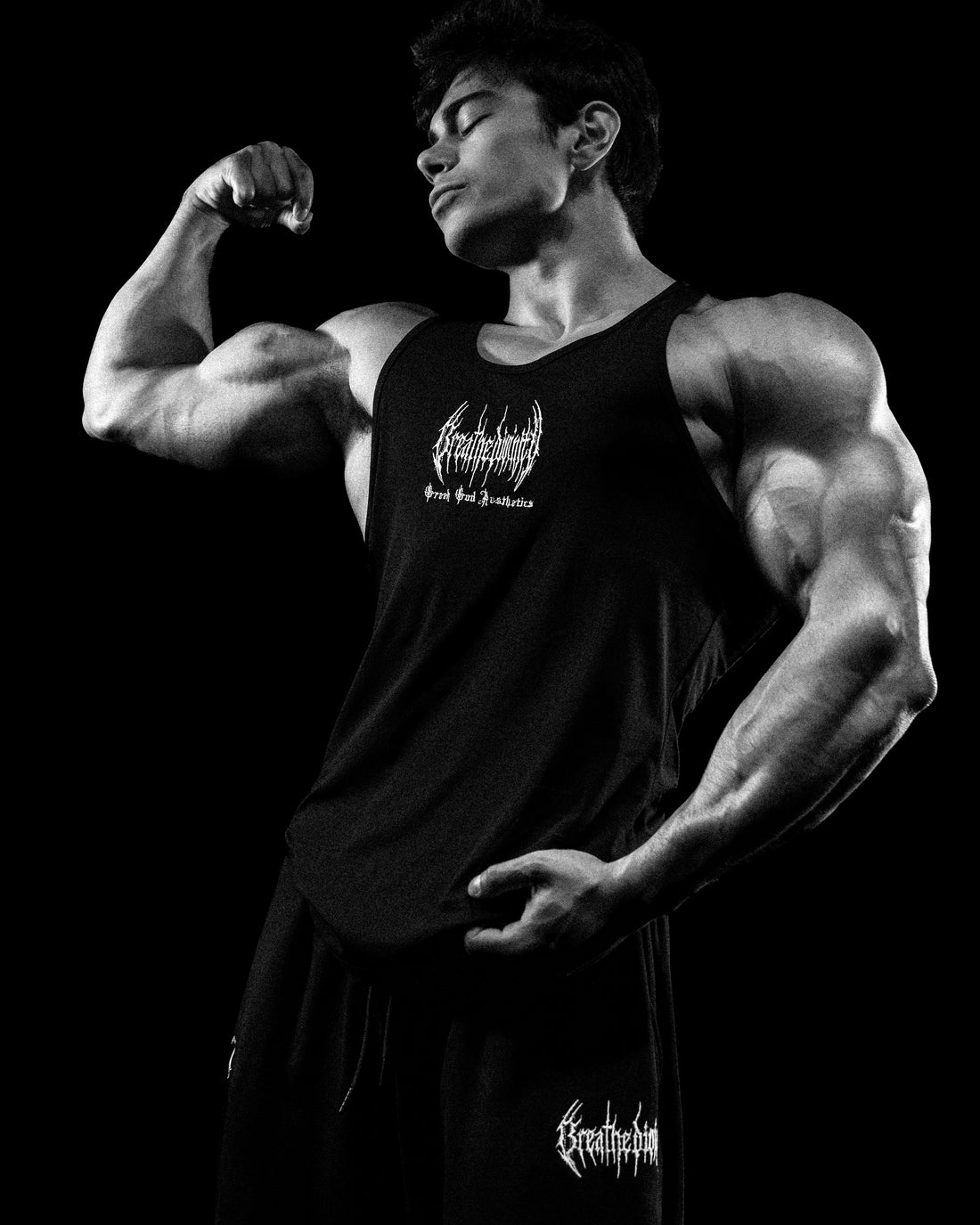 Greek God Aesthetics Bodybuilding Stringer [VOID BLACK]