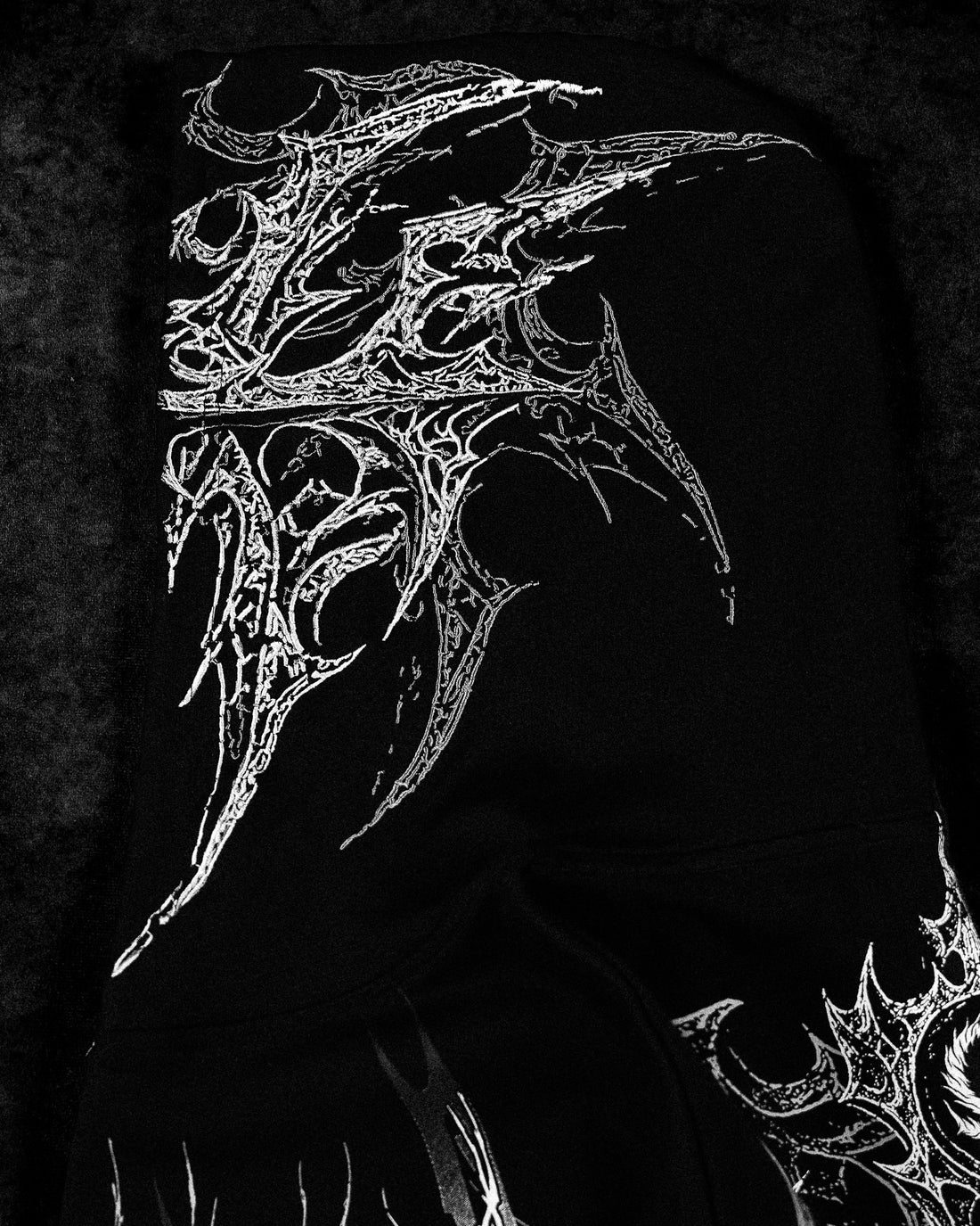 Celestial Blade Oversized Zip-up Hoodie [ECLIPSE]