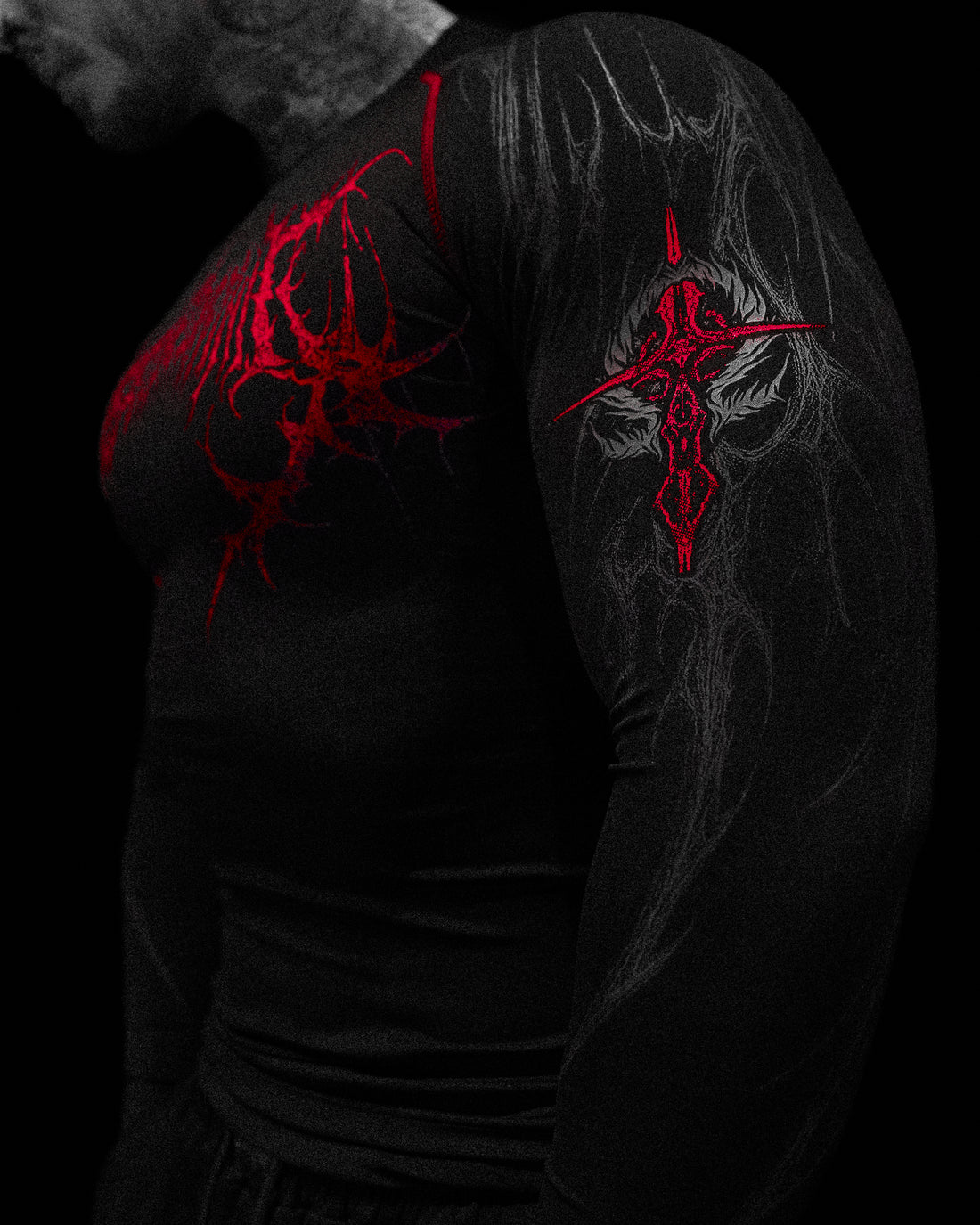 Void Tech™  Fallen Knight longsleeve Compression [NIGHTMARE]